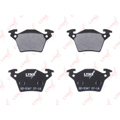 Photo Brake Pad Set, disc brake LYNXauto BD5347