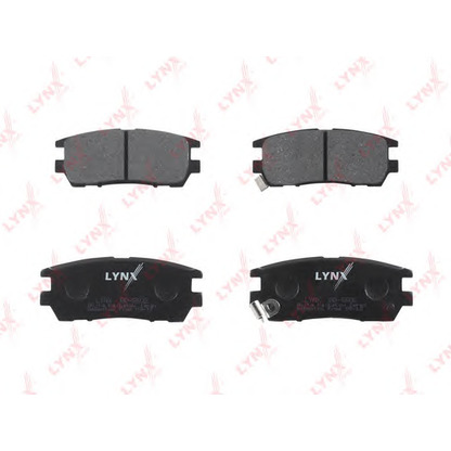 Photo Brake Pad Set, disc brake LYNXauto BD5502