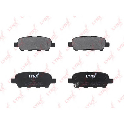 Photo Brake Pad Set, disc brake LYNXauto BD5706