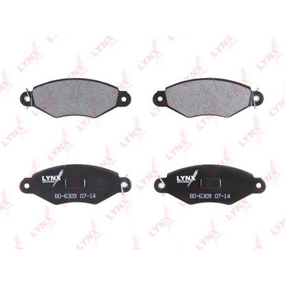 Photo Brake Pad Set, disc brake LYNXauto BD6309