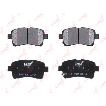 Photo Brake Pad Set, disc brake LYNXauto BD7308