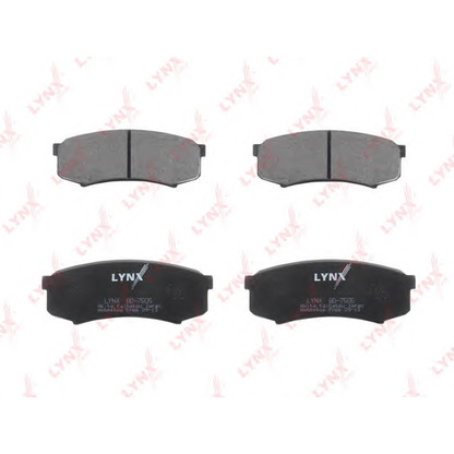 Photo Brake Pad Set, disc brake LYNXauto BD7505