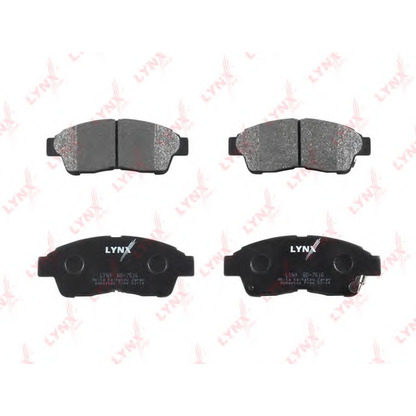 Photo Brake Pad Set, disc brake LYNXauto BD7516