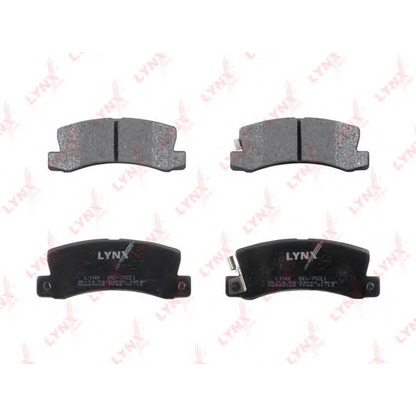 Photo Brake Pad Set, disc brake LYNXauto BD7521