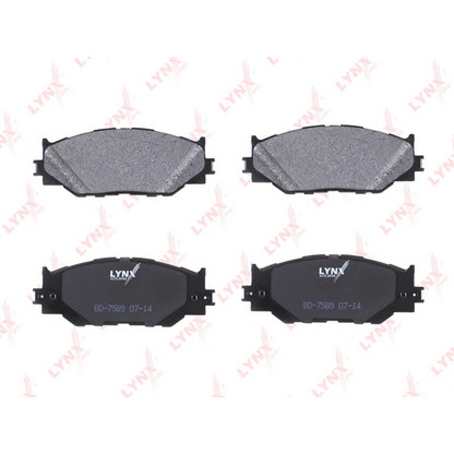 Photo Brake Pad Set, disc brake LYNXauto BD7589