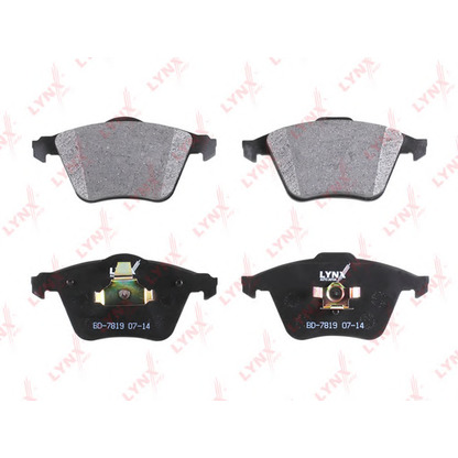 Photo Brake Pad Set, disc brake LYNXauto BD7819