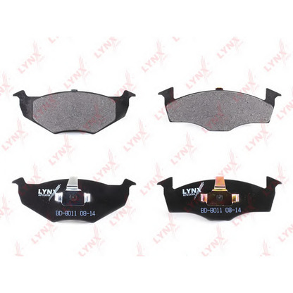 Photo Brake Pad Set, disc brake LYNXauto BD8011