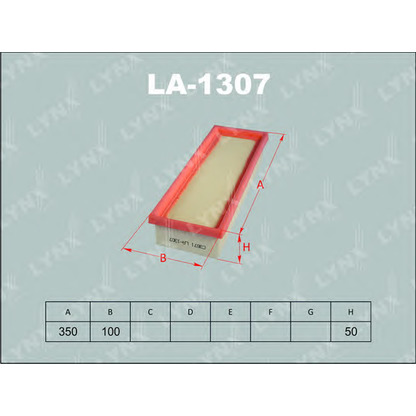 Photo Air Filter LYNXauto LA1307