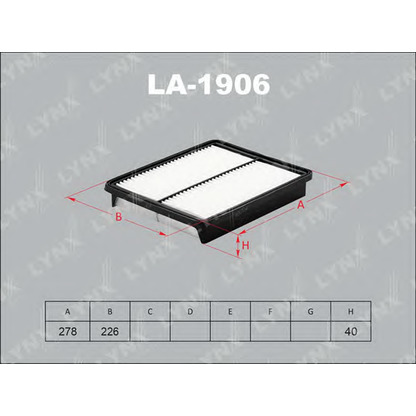 Photo Air Filter LYNXauto LA1906