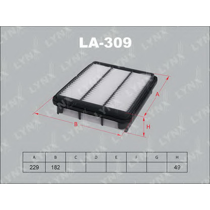 Photo Air Filter LYNXauto LA309