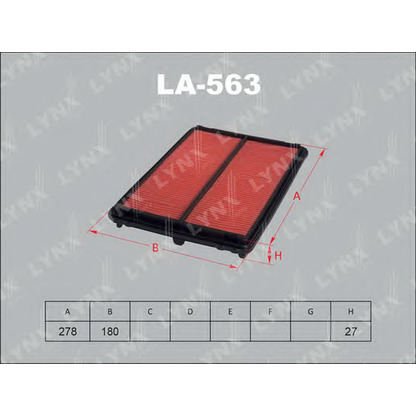 Photo Air Filter LYNXauto LA563