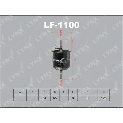 Photo Fuel filter LYNXauto LF1100