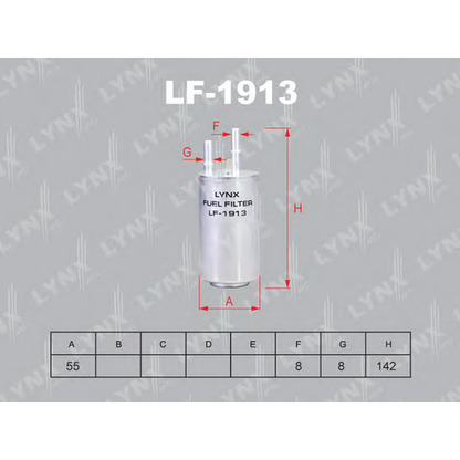 Foto Kraftstofffilter LYNXauto LF1913