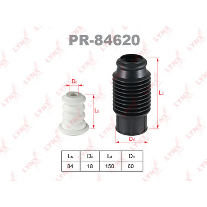 Photo Protective Cap/Bellow, shock absorber LYNXauto PR84620