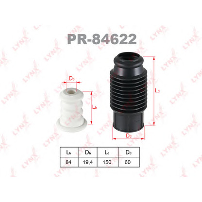 Photo Rubber Buffer, suspension LYNXauto PR84622