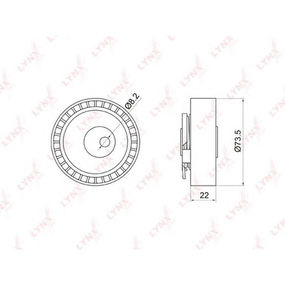 Foto Spannrolle, Zahnriemen LYNXauto PB1028