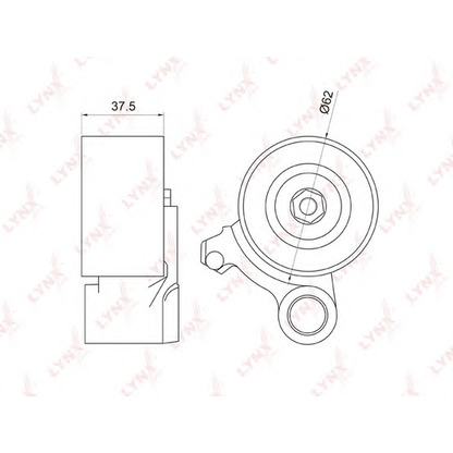 Foto Rullo tenditore, Cinghia dentata LYNXauto PB1061