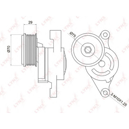 Foto Riemenspanner, Keilrippenriemen LYNXauto PT3025