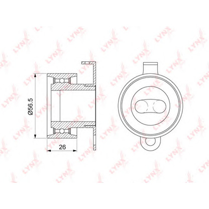 Фото Натяжной ролик, ремень ГРМ LYNXauto PB1140