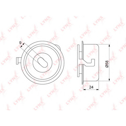 Foto Spannrolle, Zahnriemen LYNXauto PB1274