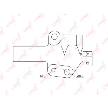 Photo Tensioner, timing belt LYNXauto PT1011