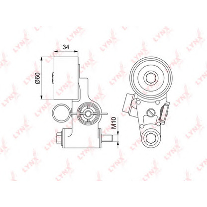 Foto Spannrolle, Zahnriemen LYNXauto PT1040