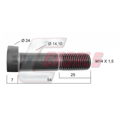 Foto Radbolzen CASALS 21250