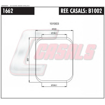 Foto Soffietto, Sospensione pneumatica CASALS B1002