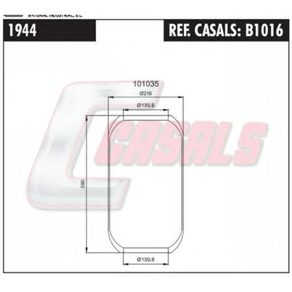 Foto Soffietto, Sospensione pneumatica CASALS B1016