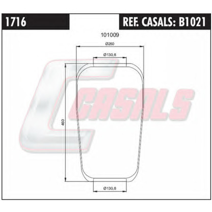 Foto Soffietto, Sospensione pneumatica CASALS B1021