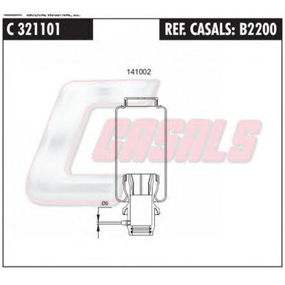 Photo Shock Absorber, cab suspension CASALS B2200