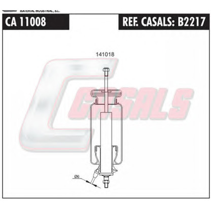 Photo Bellow, driver cab suspension CASALS B2217