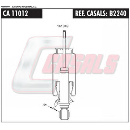 Foto Soffietto, Sospensione cabina CASALS B2240