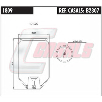 Foto Federbalg, Luftfederung CASALS B2307