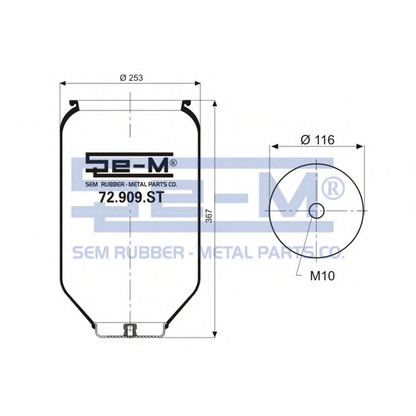 Photo Boot, air suspension SEM LASTIK 72909ST