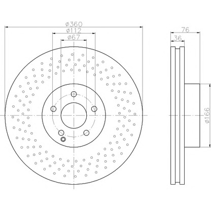 Photo Brake Disc HELLA PAGID 8DD355110181