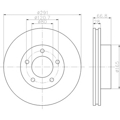 Photo Brake Disc HELLA PAGID 8DD355112101