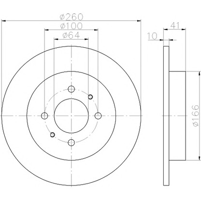 Photo Brake Disc HELLA PAGID 8DD355114951