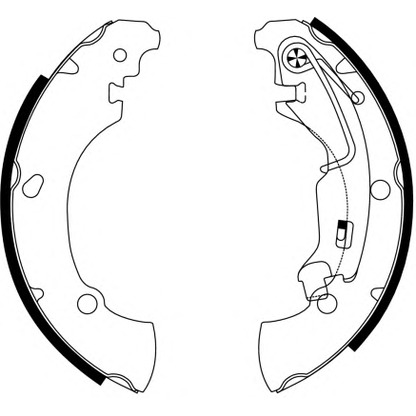 Photo Brake Shoe Set HELLA PAGID 8DB355002701