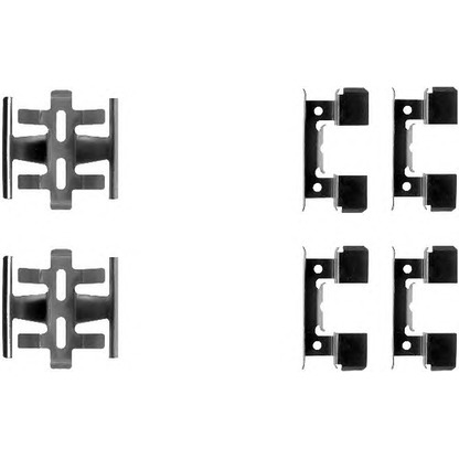 Zdjęcie Zestaw akcesoriów, klocki hamulcowe HELLA PAGID 8DZ355204871