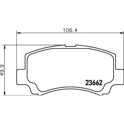 Фото Комплект тормозных колодок, дисковый тормоз HELLA PAGID 8DB355009681