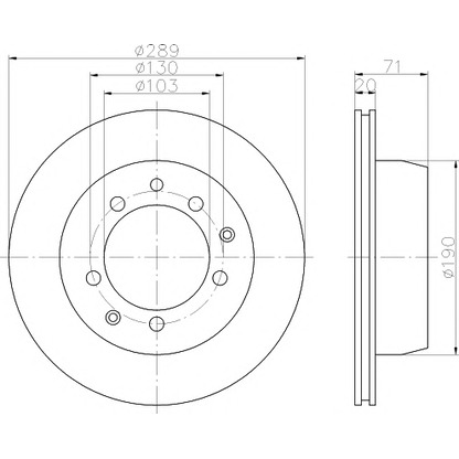 Photo Brake Disc HELLA PAGID 8DD355100441