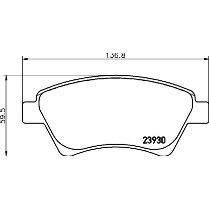 Фото Комплект тормозных колодок, дисковый тормоз HELLA PAGID 8DB355010541