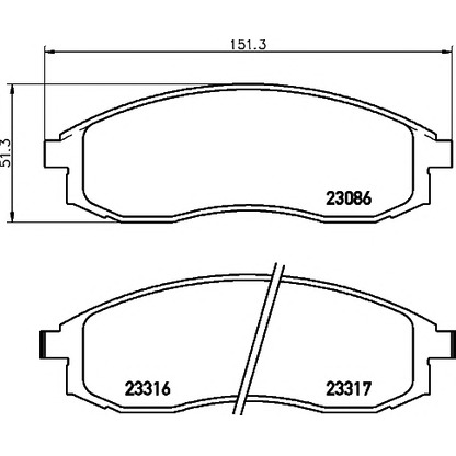 Фото Комплект тормозных колодок, дисковый тормоз HELLA PAGID 8DB355006731