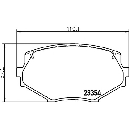 Foto Kit pastiglie freno, Freno a disco HELLA PAGID 8DB355016861