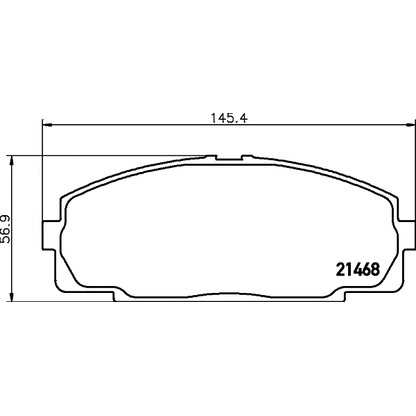 Foto Kit pastiglie freno, Freno a disco HELLA PAGID 8DB355016921