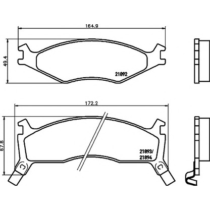 Photo Brake Pad Set, disc brake HELLA PAGID 8DB355017301