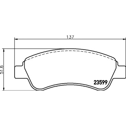 Photo Brake Pad Set, disc brake HELLA PAGID 8DB355018861