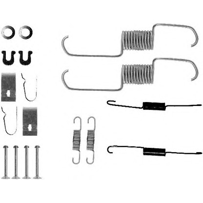 Photo Accessory Kit, brake shoes HELLA PAGID 8DZ355200361