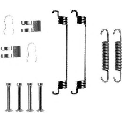 Photo Accessory Kit, brake shoes HELLA PAGID 8DZ355200561